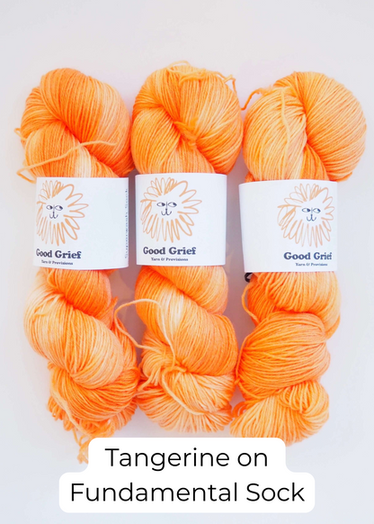 Good Grief Custom Dyes: Fundamental Sock