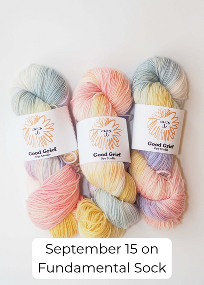 Good Grief Custom Dyes: Fundamental Sock