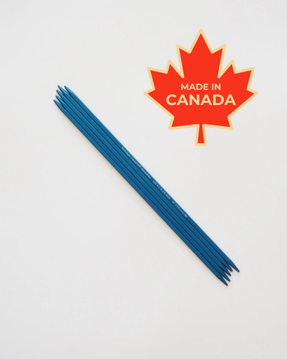 Kollage Square: Ergonomic 6" Double Pointed Needles