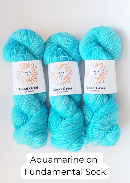 Good Grief Custom Dyes: Fundamental Sock