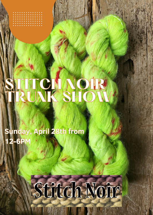 Trunk Show with Stitch Noir - Sunday, April 28th from 12-6PM