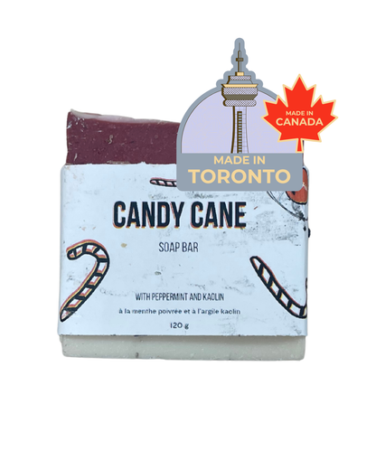 Do Not Eat: Candy Cane Soap Bar