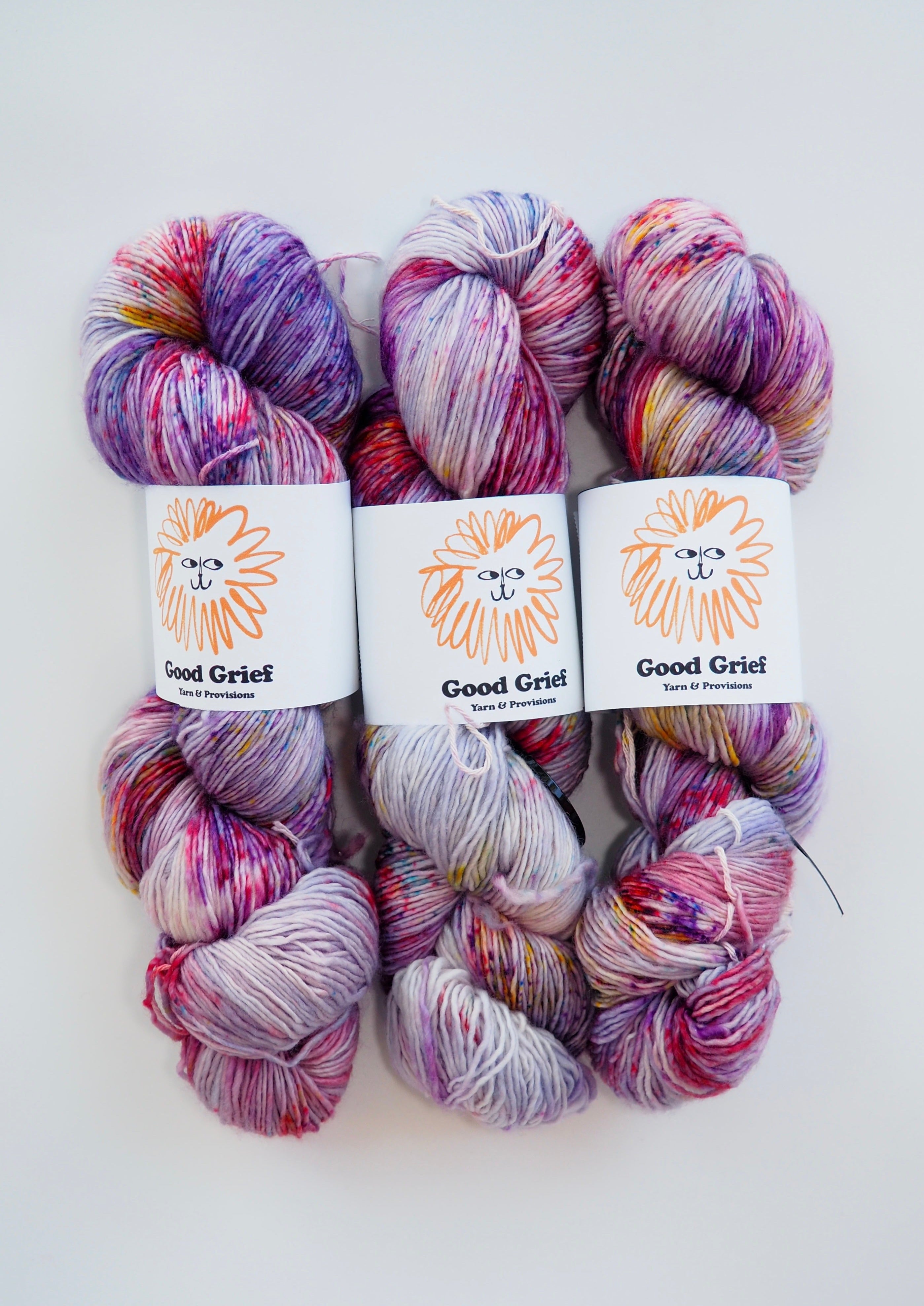 Good Grief Superwash Merino Fingering 1-Ply | Whimsical Yarn