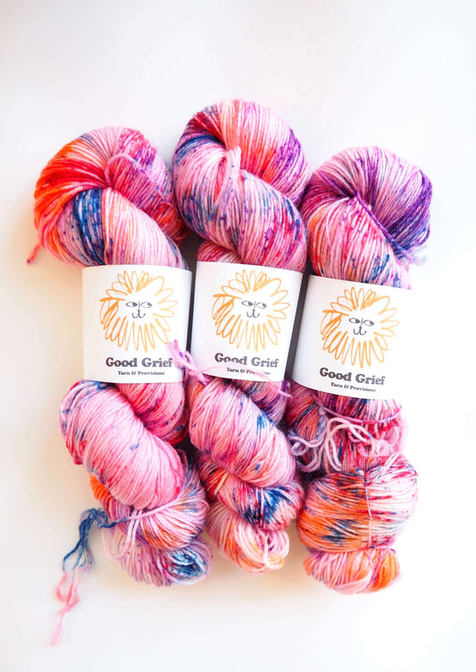 Good Grief Dye Studio Yarn Custom Order - Pop Culture