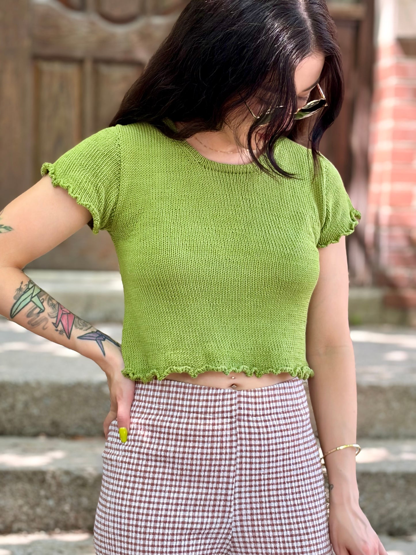 Baby Gem Tee: A Summer Knitting Pattern by Kiyomi Burgin