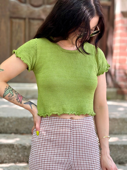 Baby Gem Tee: A Summer Knitting Pattern by Kiyomi Burgin