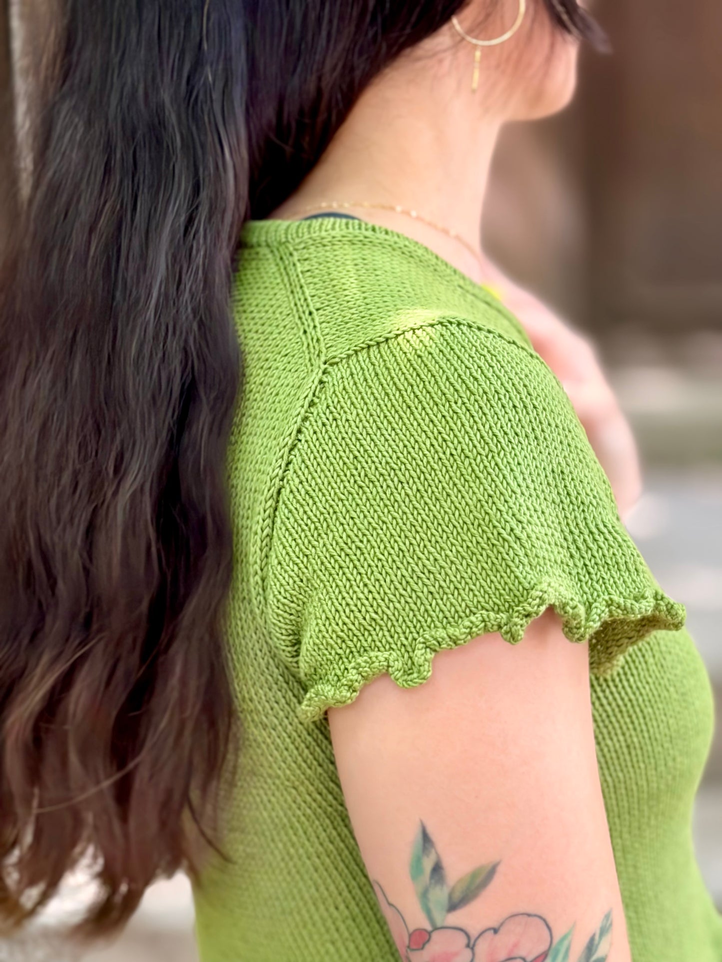 Baby Gem Tee: A Summer Knitting Pattern by Kiyomi Burgin