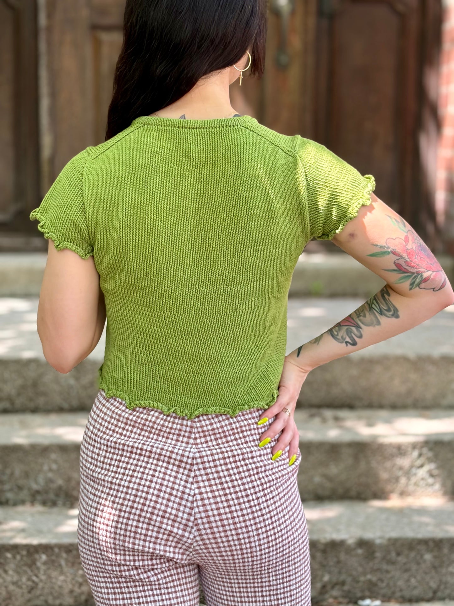 Baby Gem Tee: A Summer Knitting Pattern by Kiyomi Burgin