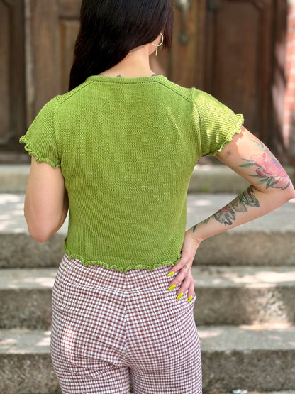 Baby Gem Tee: A Summer Knitting Pattern by Kiyomi Burgin