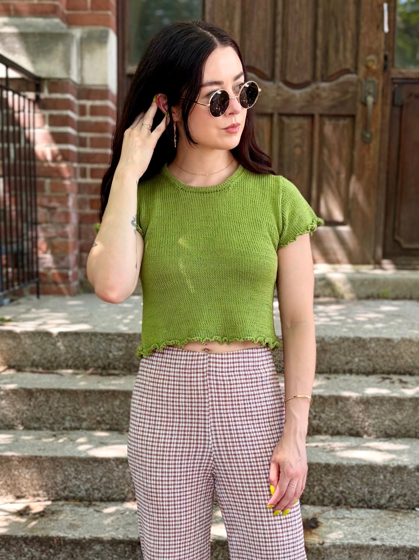 Baby Gem Tee: A Summer Knitting Pattern by Kiyomi Burgin