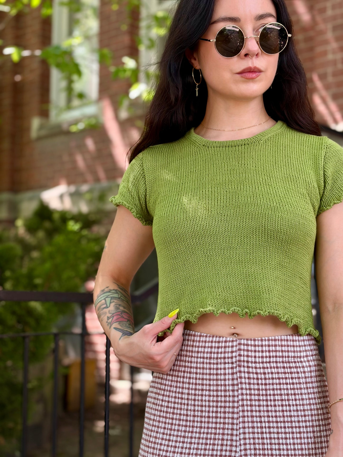 Baby Gem Tee: A Summer Knitting Pattern by Kiyomi Burgin