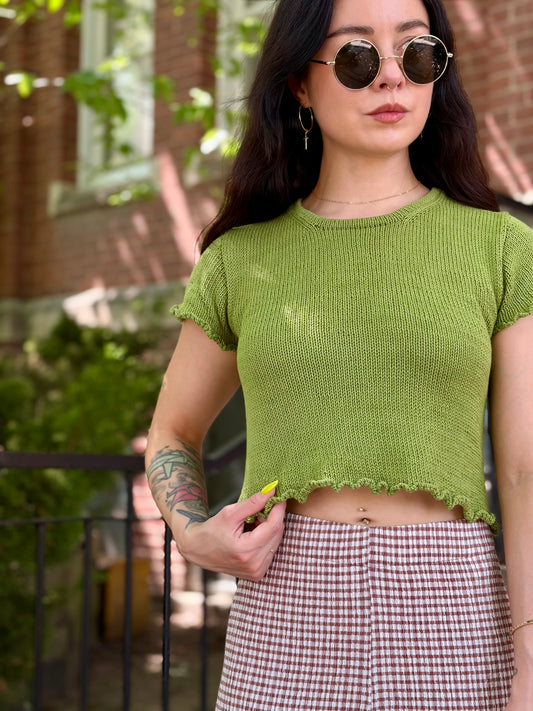 Baby Gem Tee: A Summer Knitting Pattern by Kiyomi Burgin