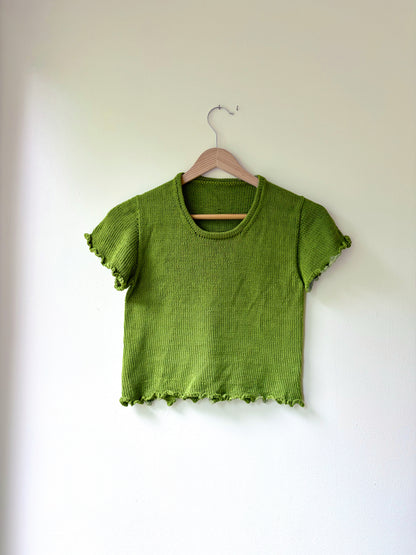 Baby Gem Tee: A Summer Knitting Pattern by Kiyomi Burgin