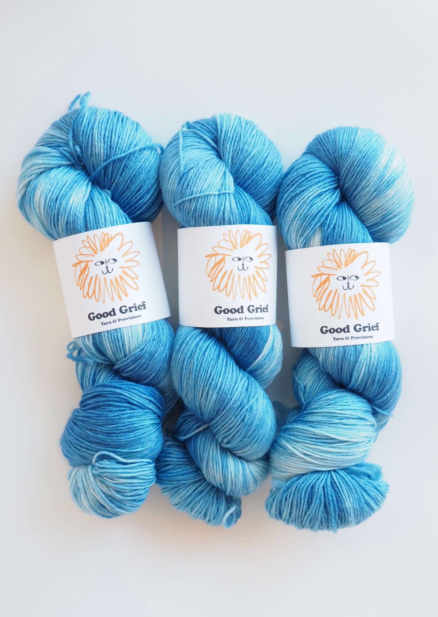 Good Grief Dye Studio Yarn Custom Order - Alaskan Blue