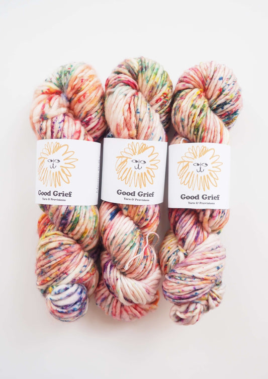 Good Grief Dye Studio Yarn Custom Order - Confetti Cake