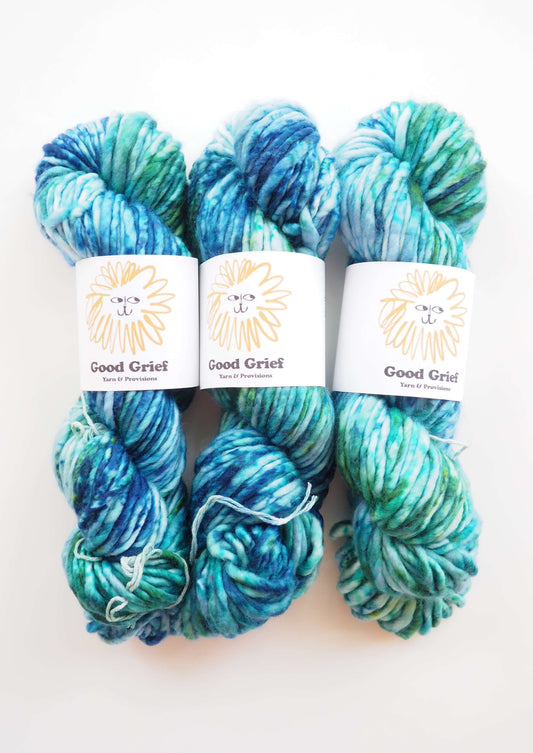 Good Grief Dye Studio Yarn Custom Order - Into the Blue