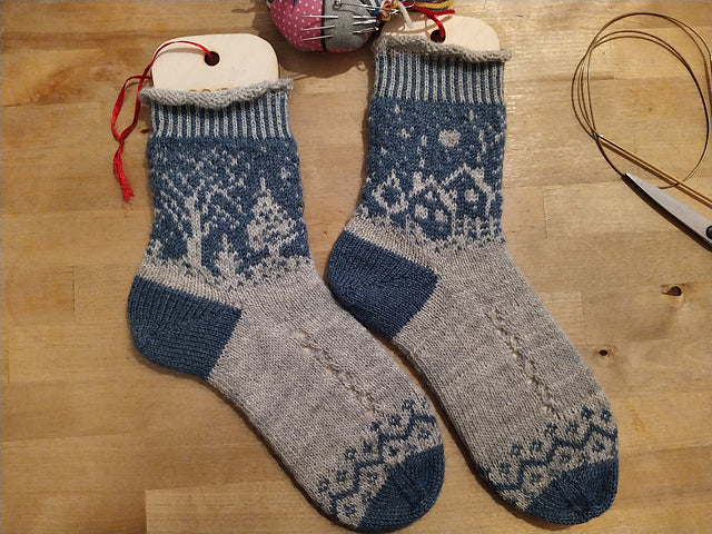 Christmass Shadow Night Sock Kit