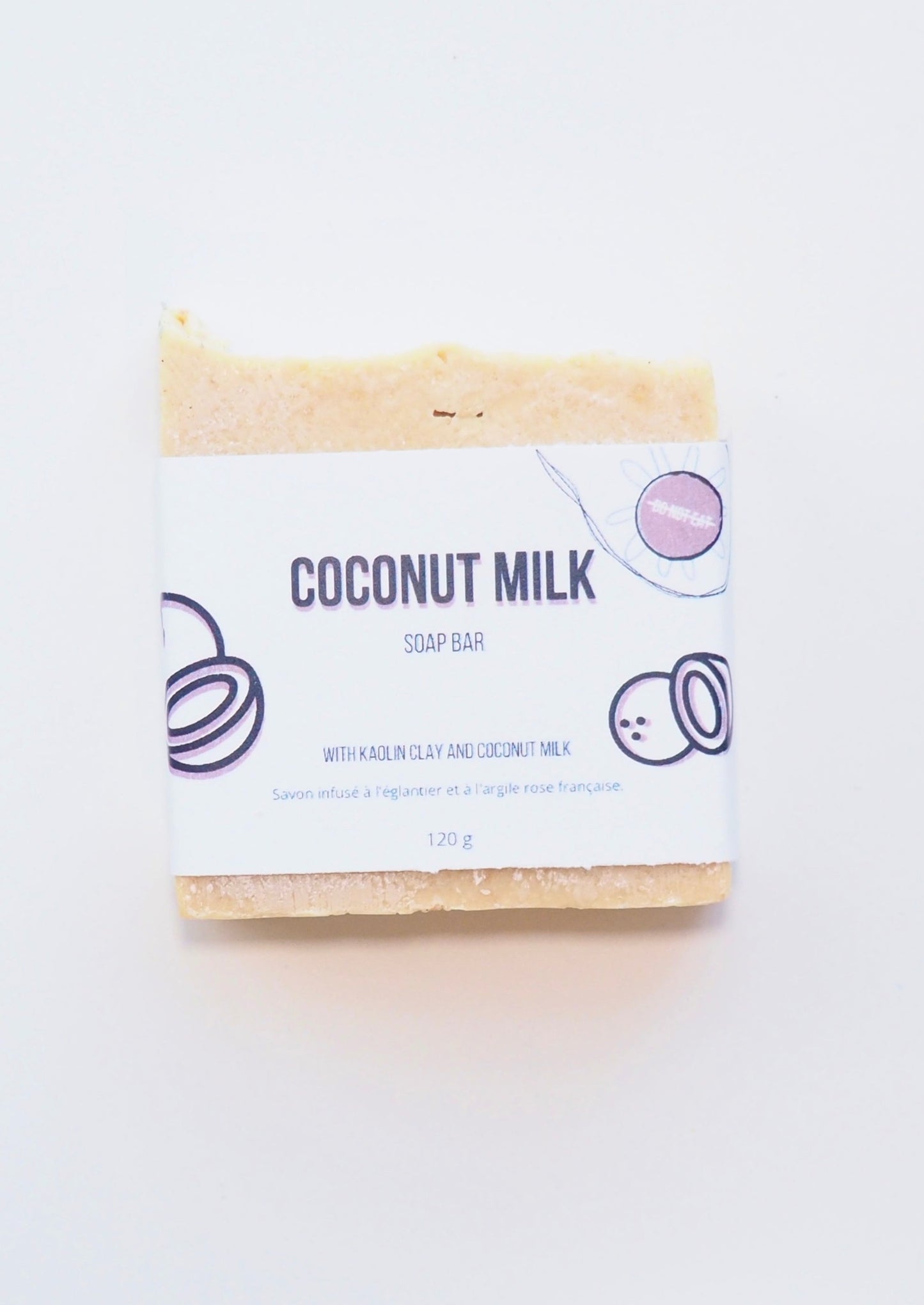 Do Not Eat: Coconut Milk Soap Bar