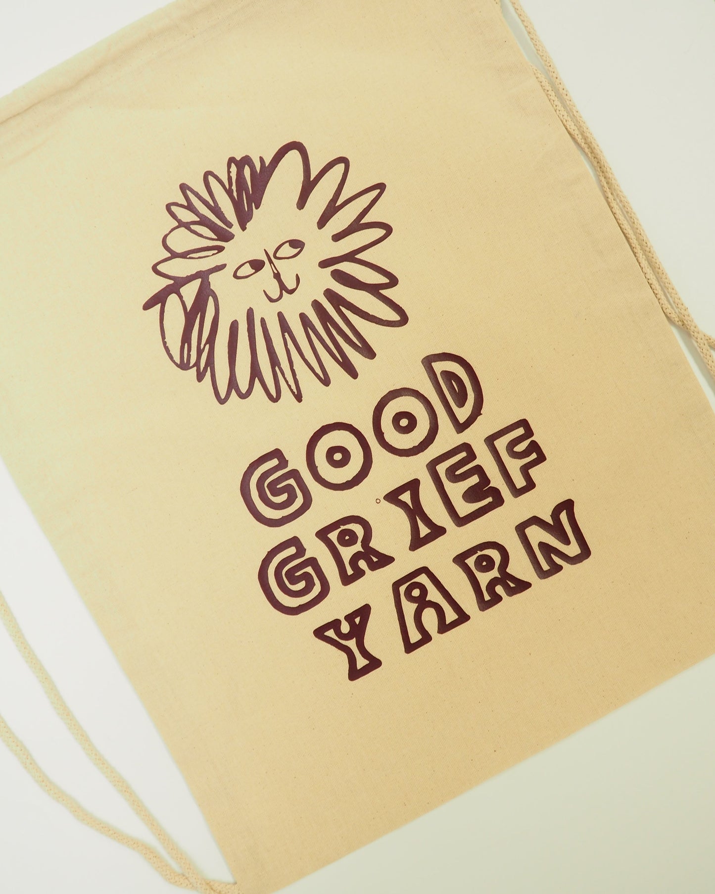 Good Grief: Drawstring Project Bag