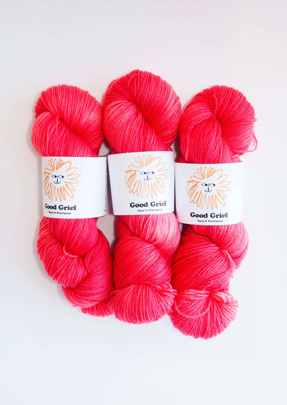 Good Grief Dye Studio Yarn Custom Order - Amaranth