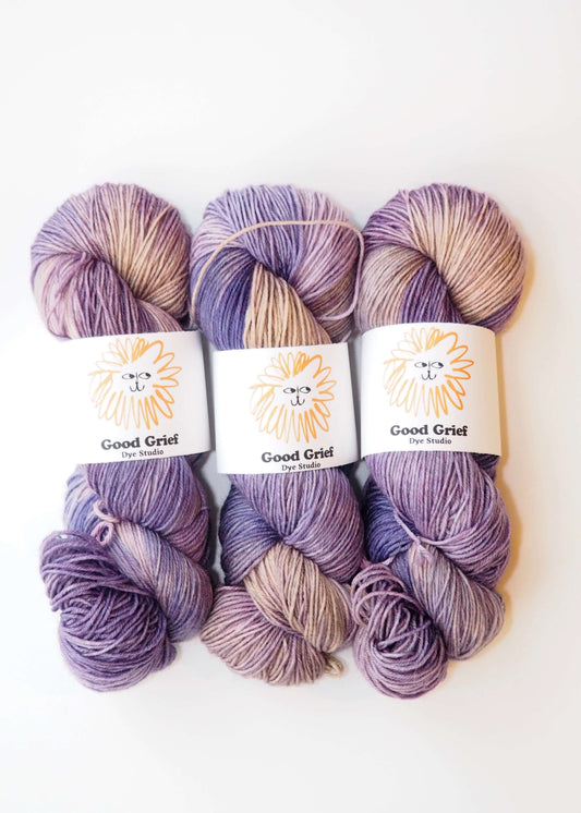 Good Grief Dye Studio Yarn Custom Order - She's A Queen