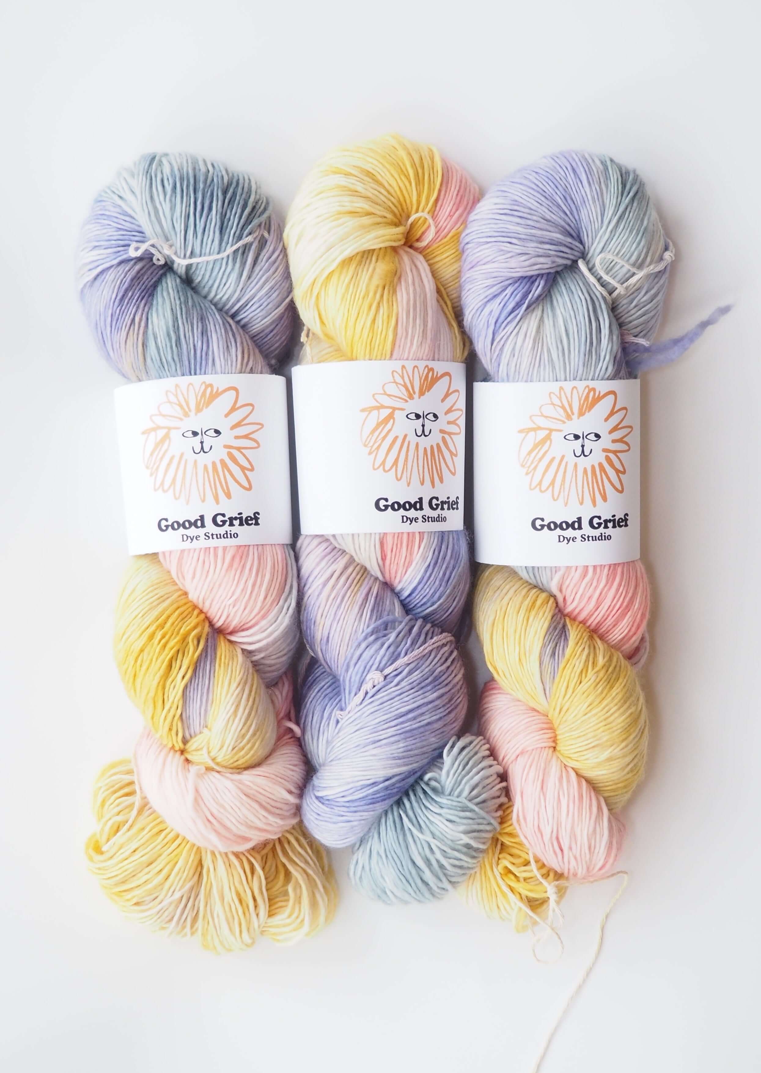 Good Grief Superwash Merino Fingering 1-Ply | Whimsical Yarn