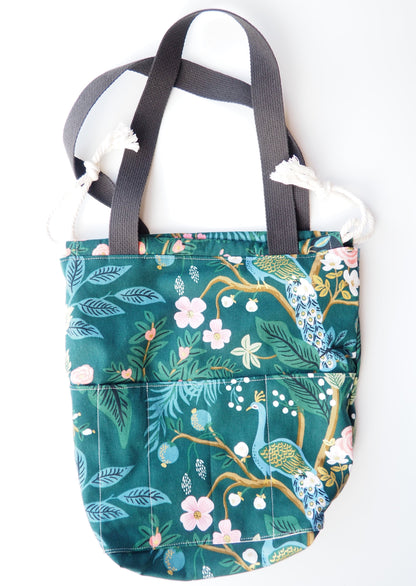 handmade.eo: Medium Project Bag with Handles and Pockets