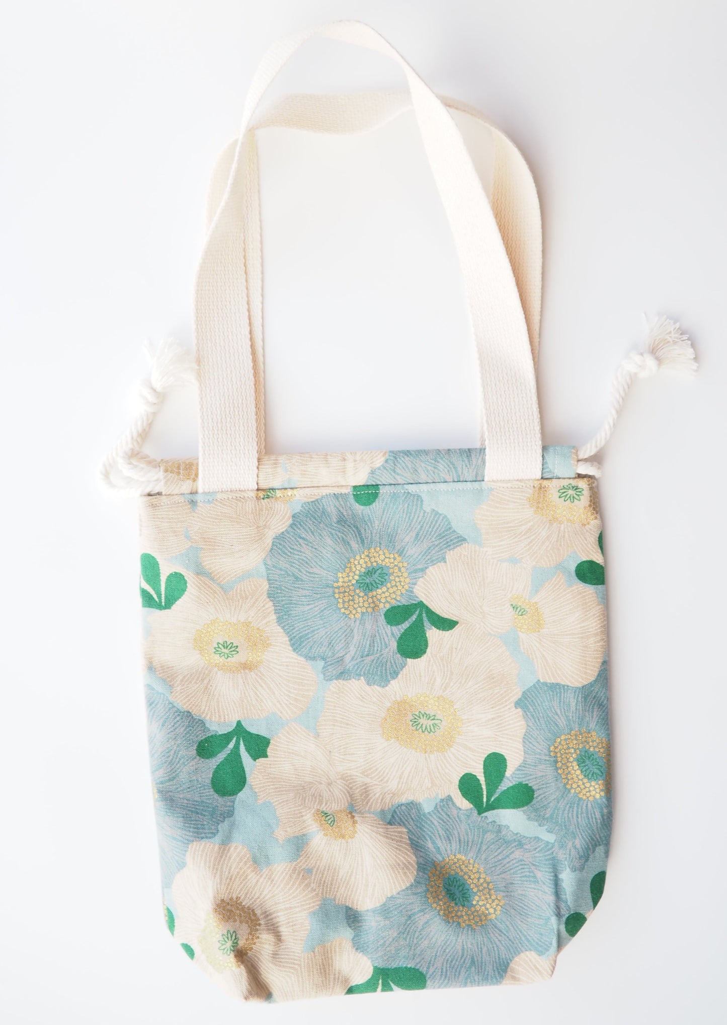 handmade.eo: Small Project Bag with Handles & Drawstring