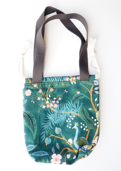 handmade.eo: Small Project Bag with Handles & Drawstring