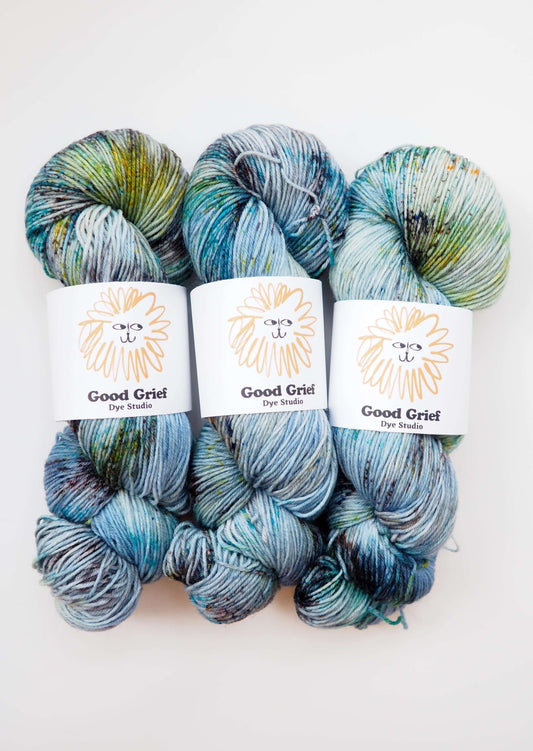 Good Grief Dye Studio Yarn Custom Order - Rainy Pond