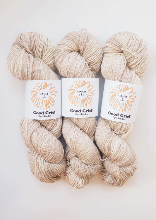 Good Grief Dye Studio Yarn Custom Order - Parchment