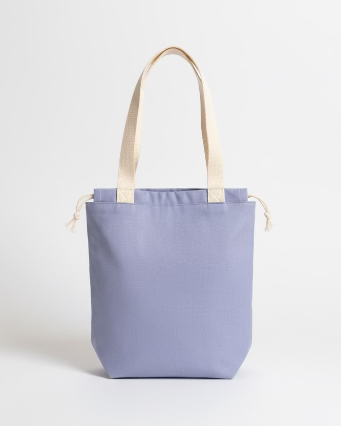 hecho a mano.eo: Bolso pequeño para proyectos con asas y cordón