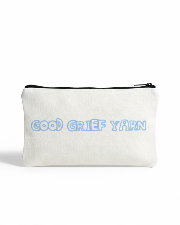 Good Grief Canvas Notion Pouch