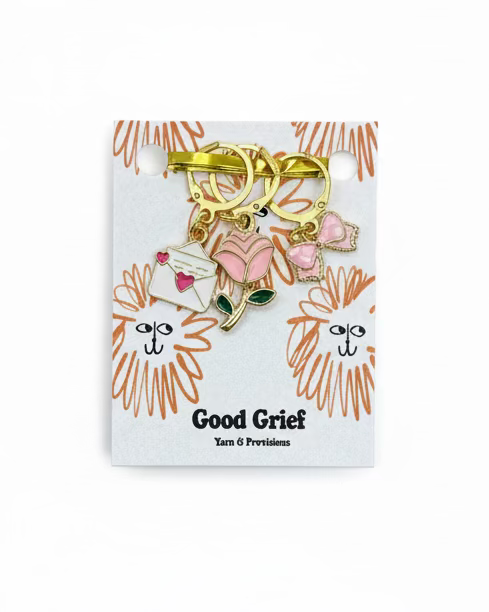 Love Letters Stitch Markers by Good Grief