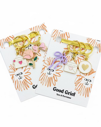 Love Letters Stitch Markers by Good Grief