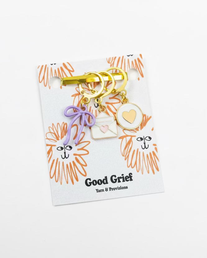 Love Letters Stitch Markers by Good Grief