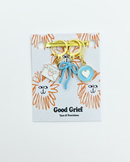 Love Letters Stitch Markers by Good Grief