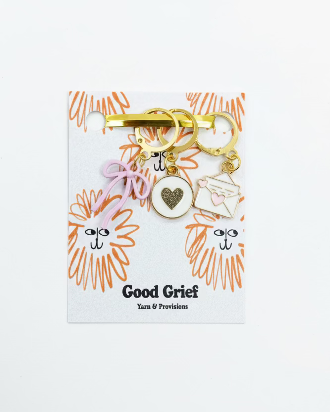 Love Letters Stitch Markers by Good Grief