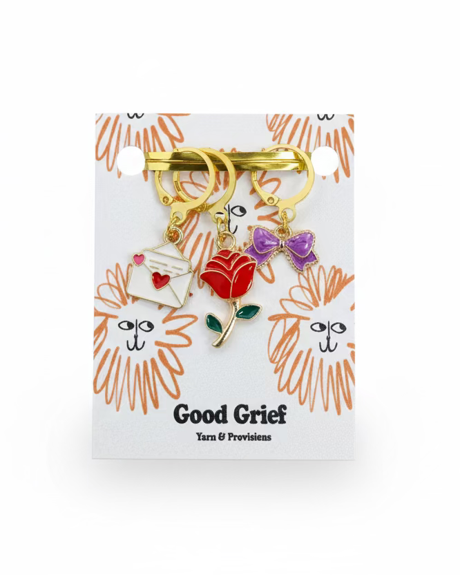 Love Letters Stitch Markers by Good Grief