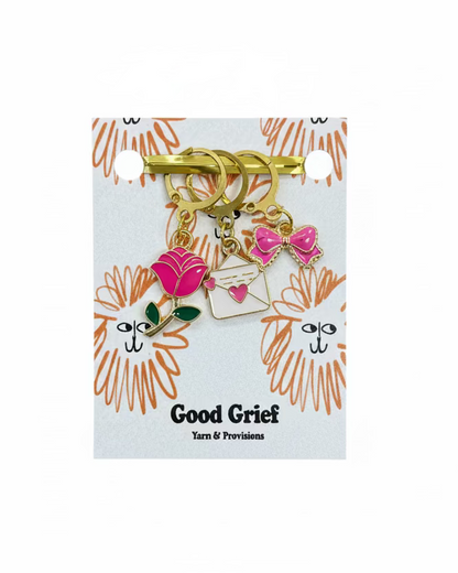 Love Letters Stitch Markers by Good Grief
