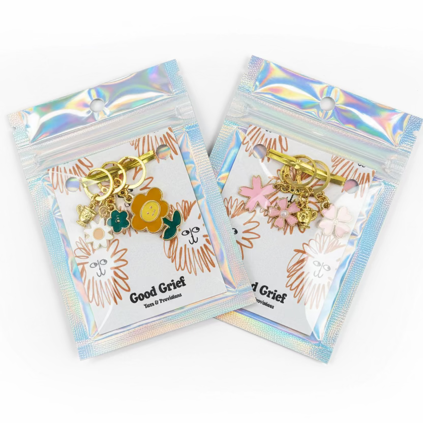 Flower Power Stitch Markers by Good Grief