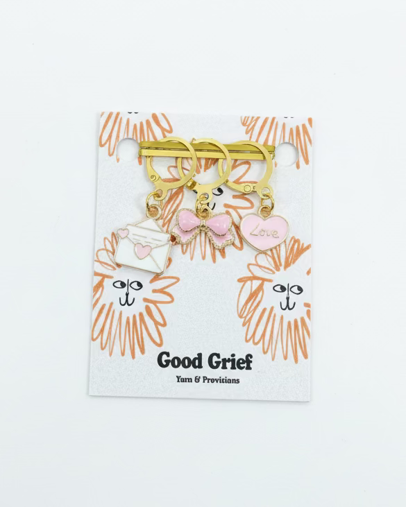 Love Letters Stitch Markers by Good Grief