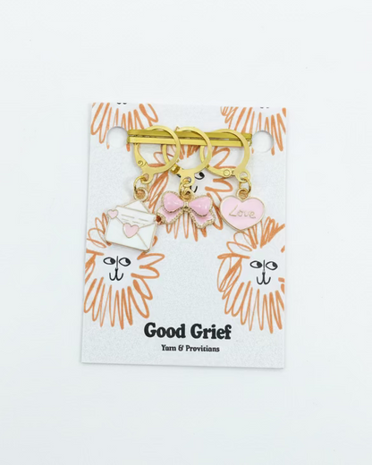 Love Letters Stitch Markers by Good Grief