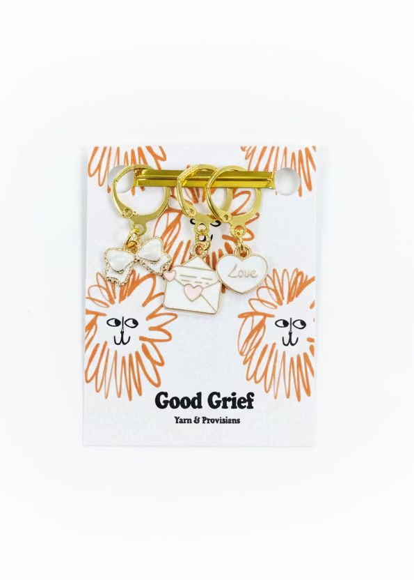 Love Letters Stitch Markers by Good Grief