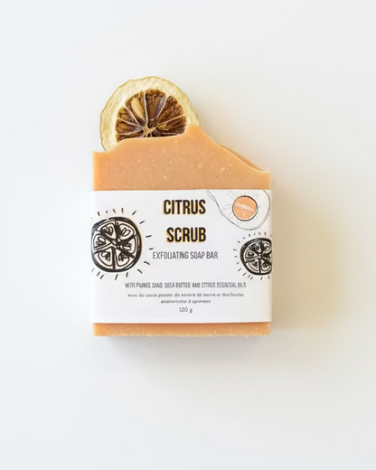 Do Not Eat: Citrus Scrub Soap Bar