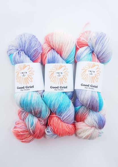 Good Grief Dye Studio Yarn Custom Order - Summer Moonrise