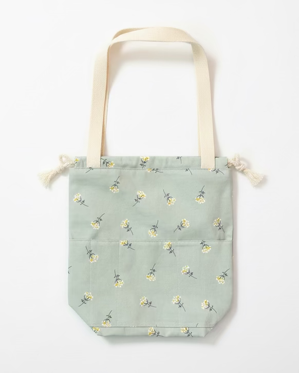 handmade.eo: Medium Project Bag with Handles and Pockets