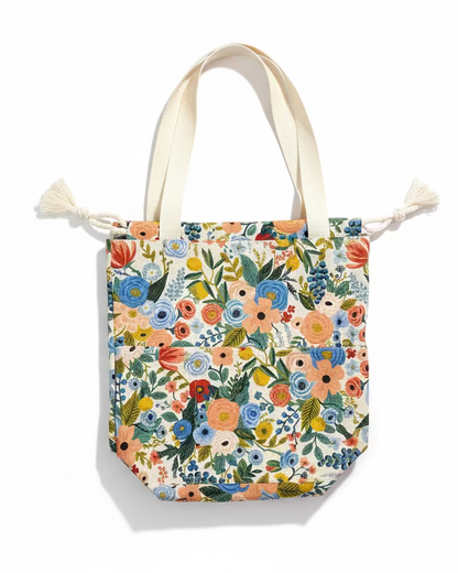 handmade.eo: Medium Project Bag with Handles and Pockets