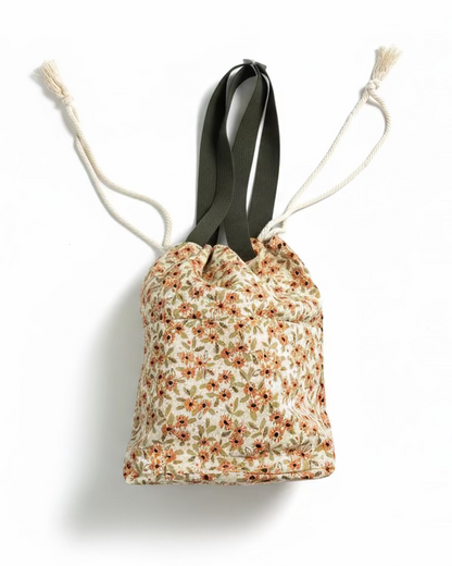 handmade.eo: Medium Project Bag with Handles and Pockets