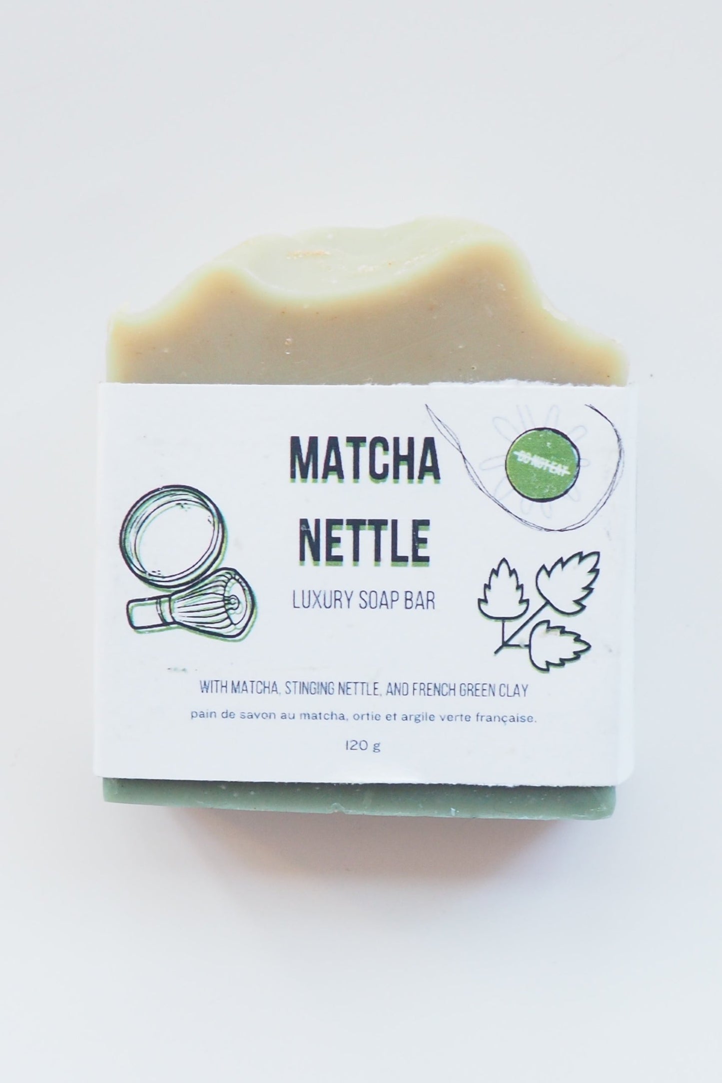 Do Not Eat: Matcha Nettle Soap Bar